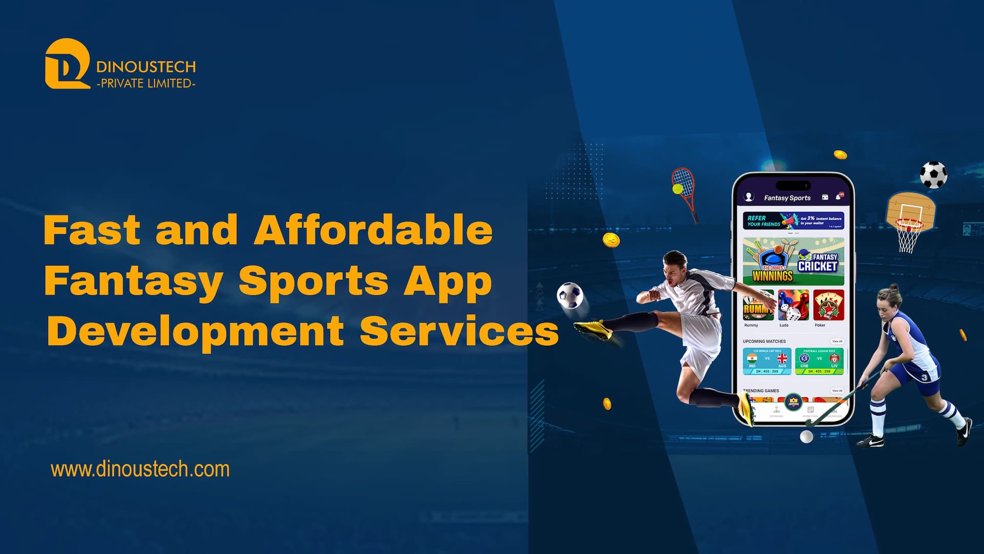 Fast and Affordable Fantasy Sports App Development Services