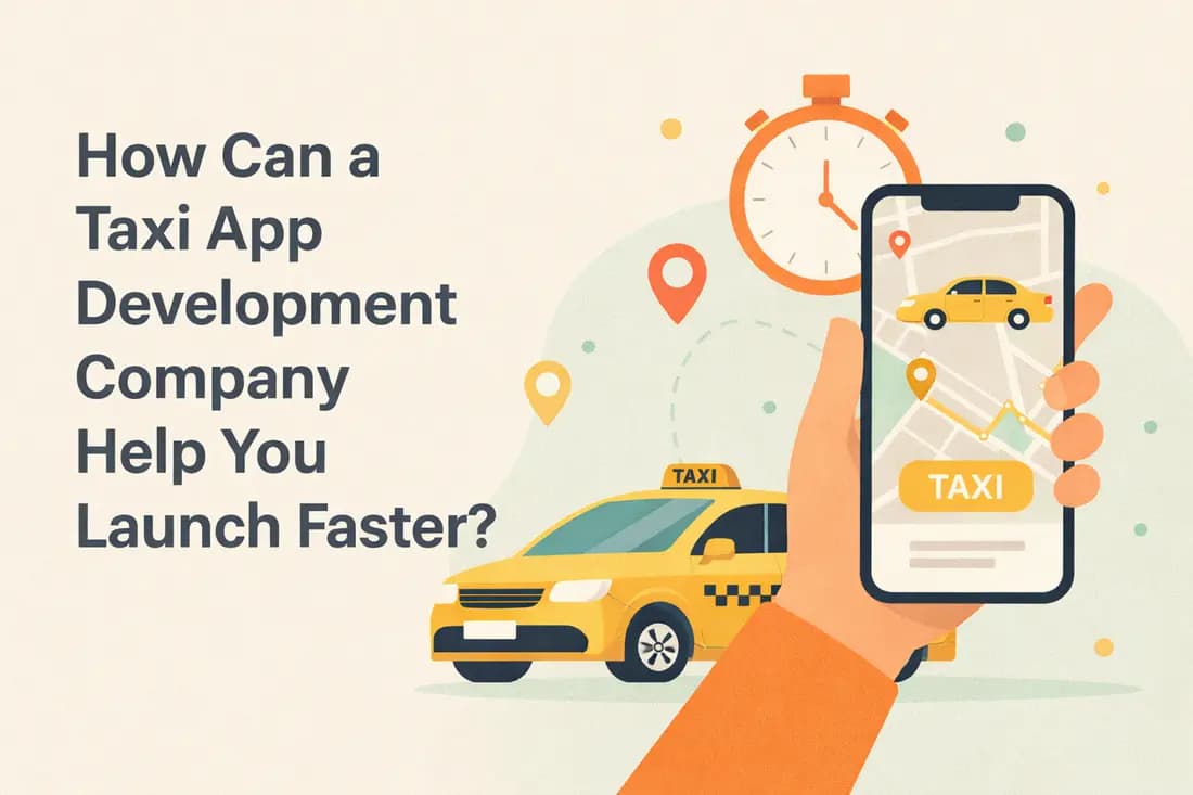 How Can a Taxi App Development Company Help You Launch Faster?