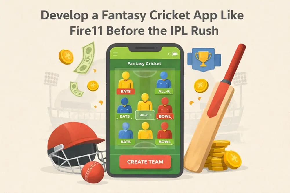 Develop a Fantasy Cricket App Like Fire11 Before the IPL Rush