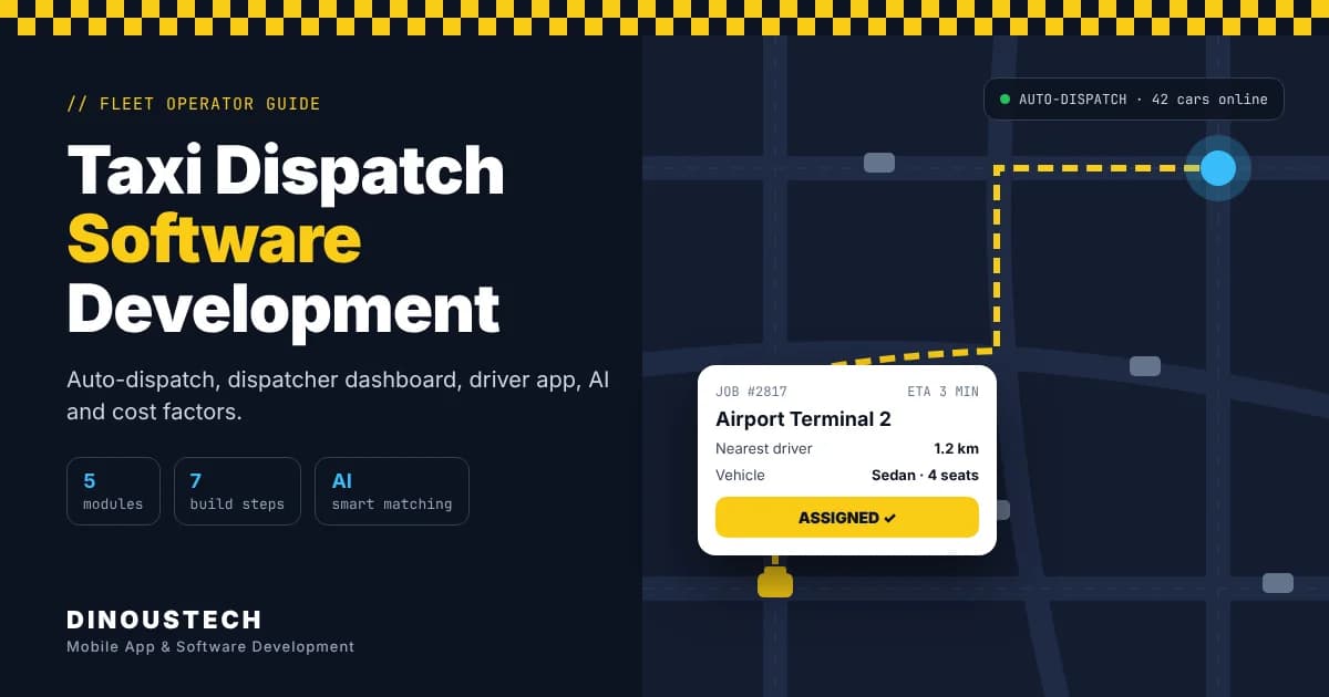 Taxi Dispatch Software Development: How to Build a Dispatch System for Fleet Operators