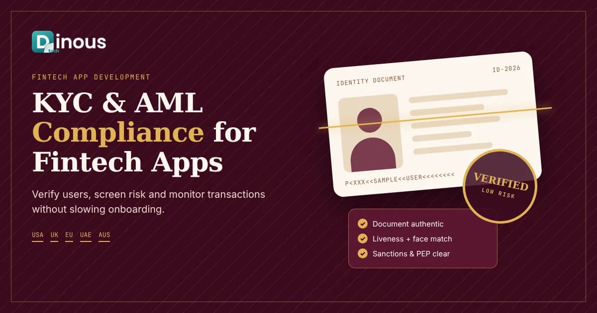 KYC and AML Compliance in Fintech App Development: A Practical Guide for 2026