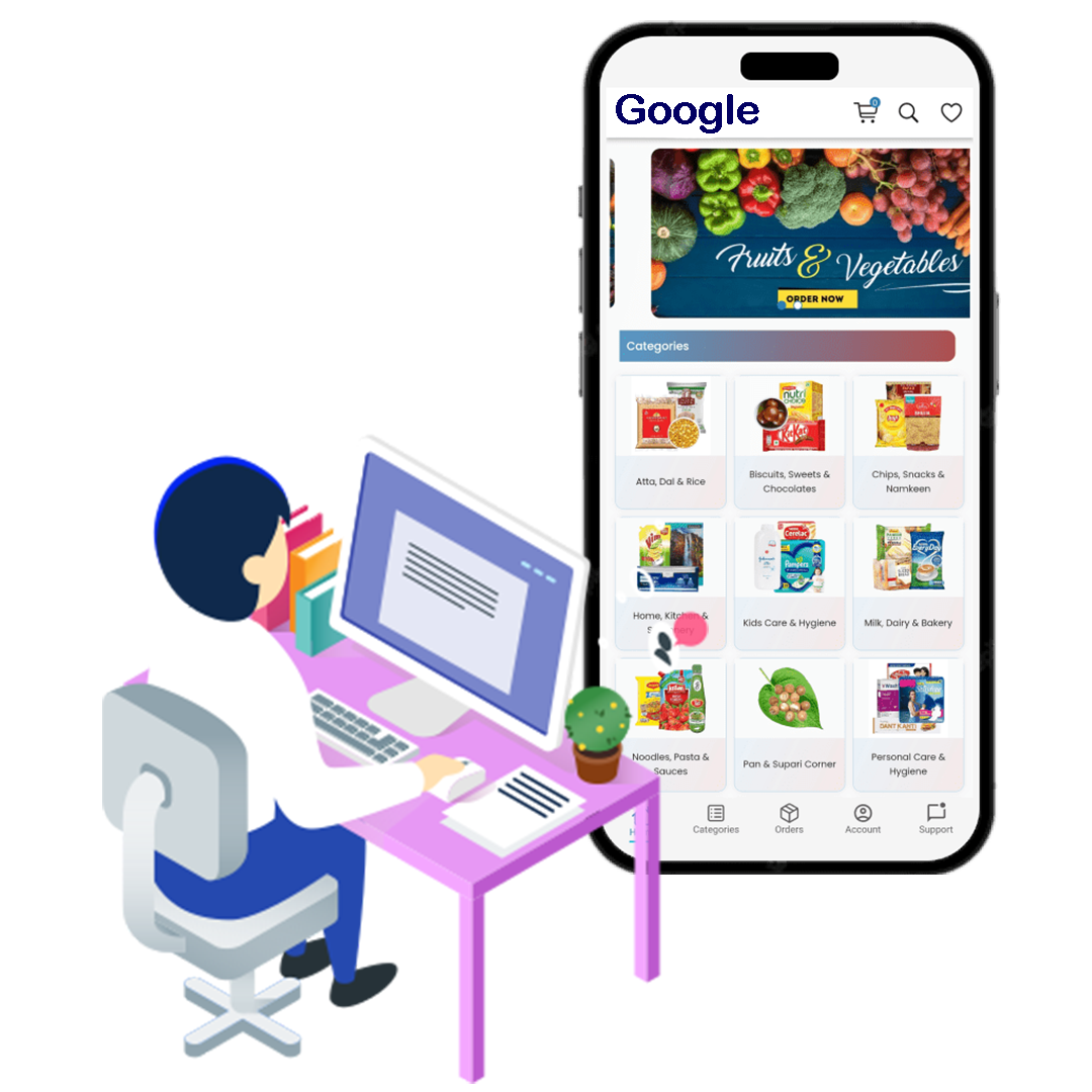 Online grocery app development company
