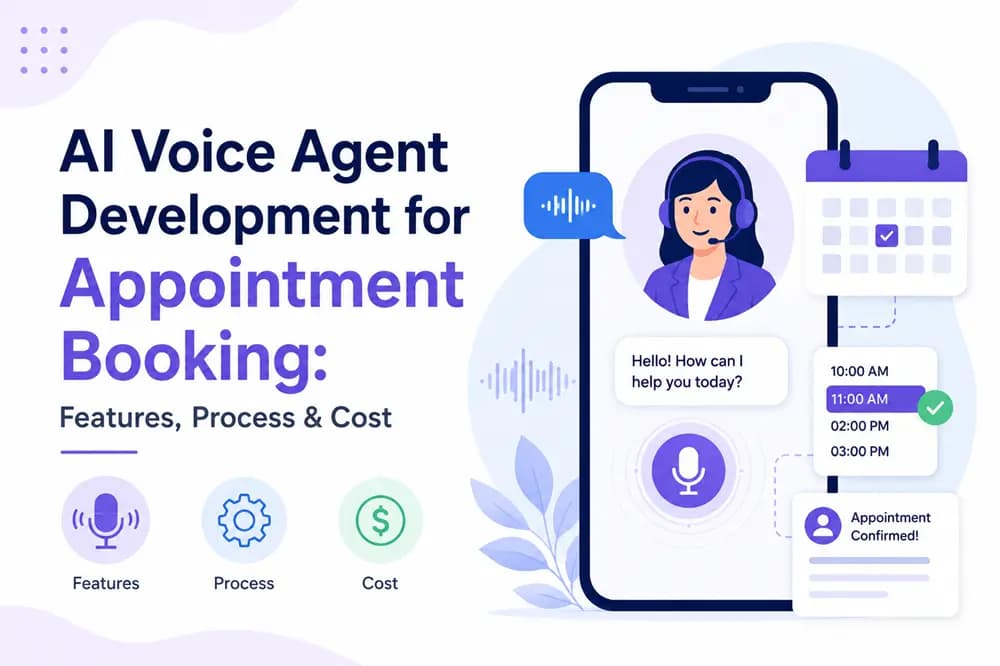 AI Voice Agent Development for Appointment Booking: Features, Process & Cost