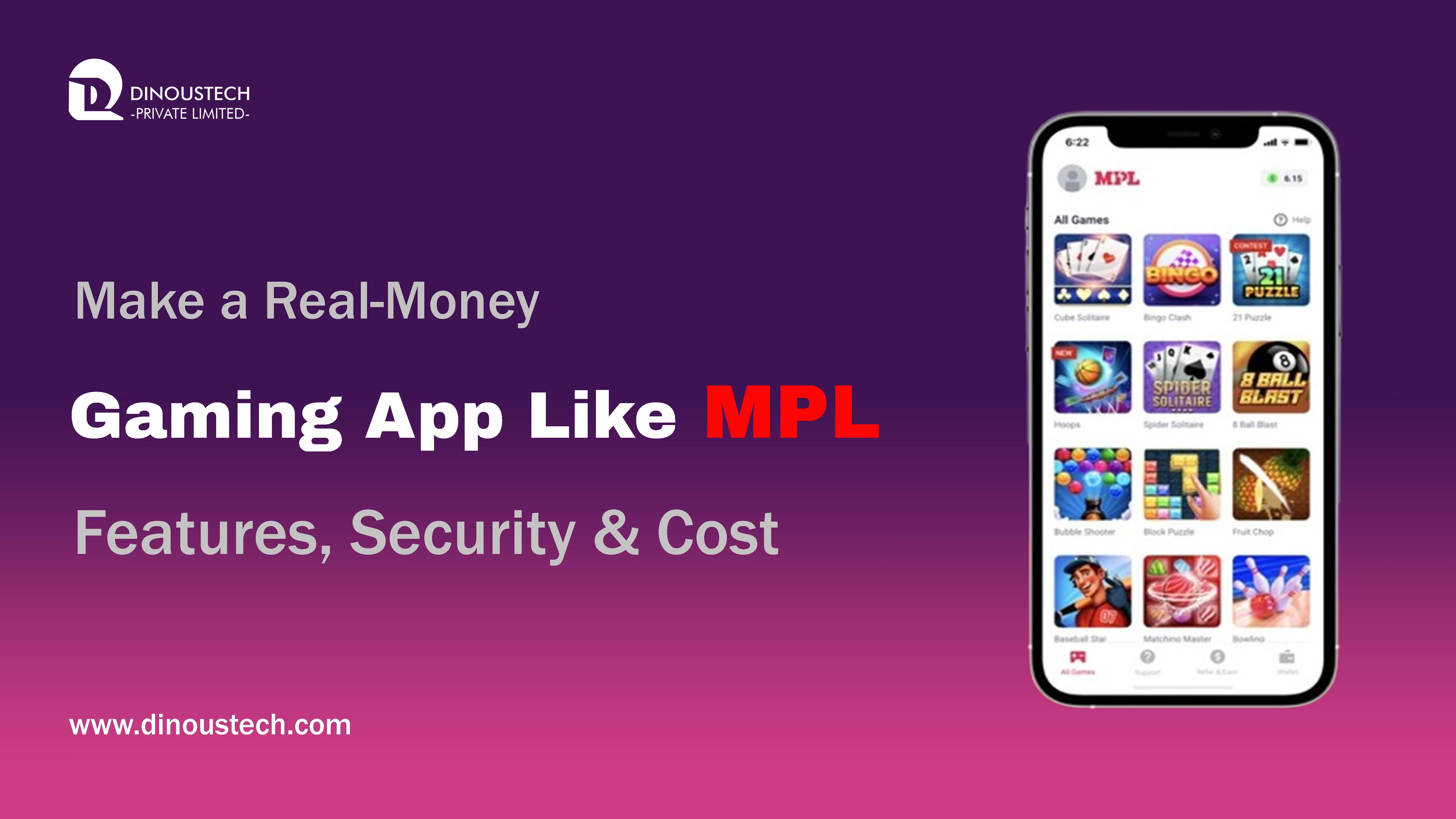 How to Make a Real Money Gaming App Like MPL: Features, Security & Cost