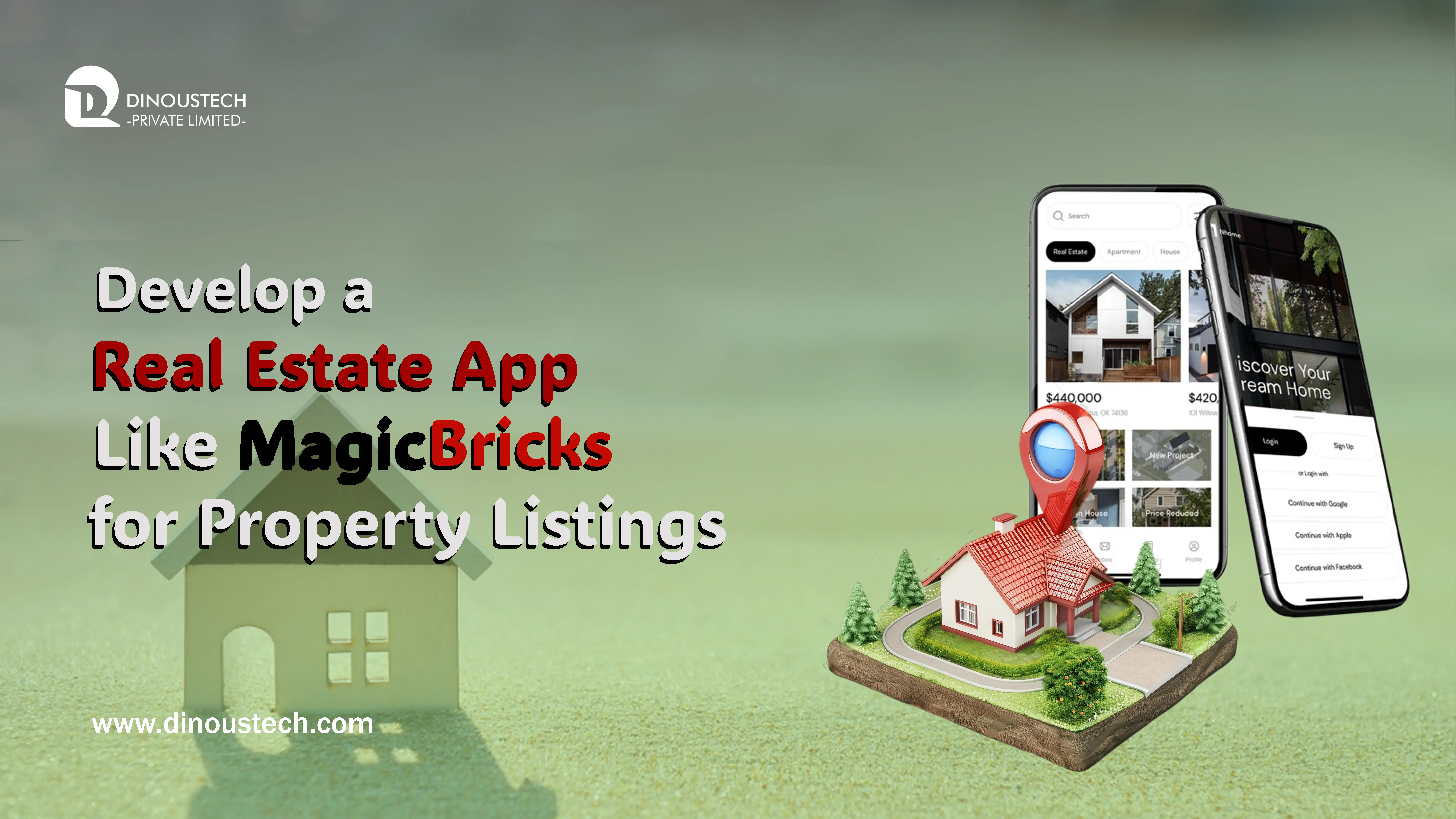 Develop a Real Estate App Like MagicBricks for Property Listings