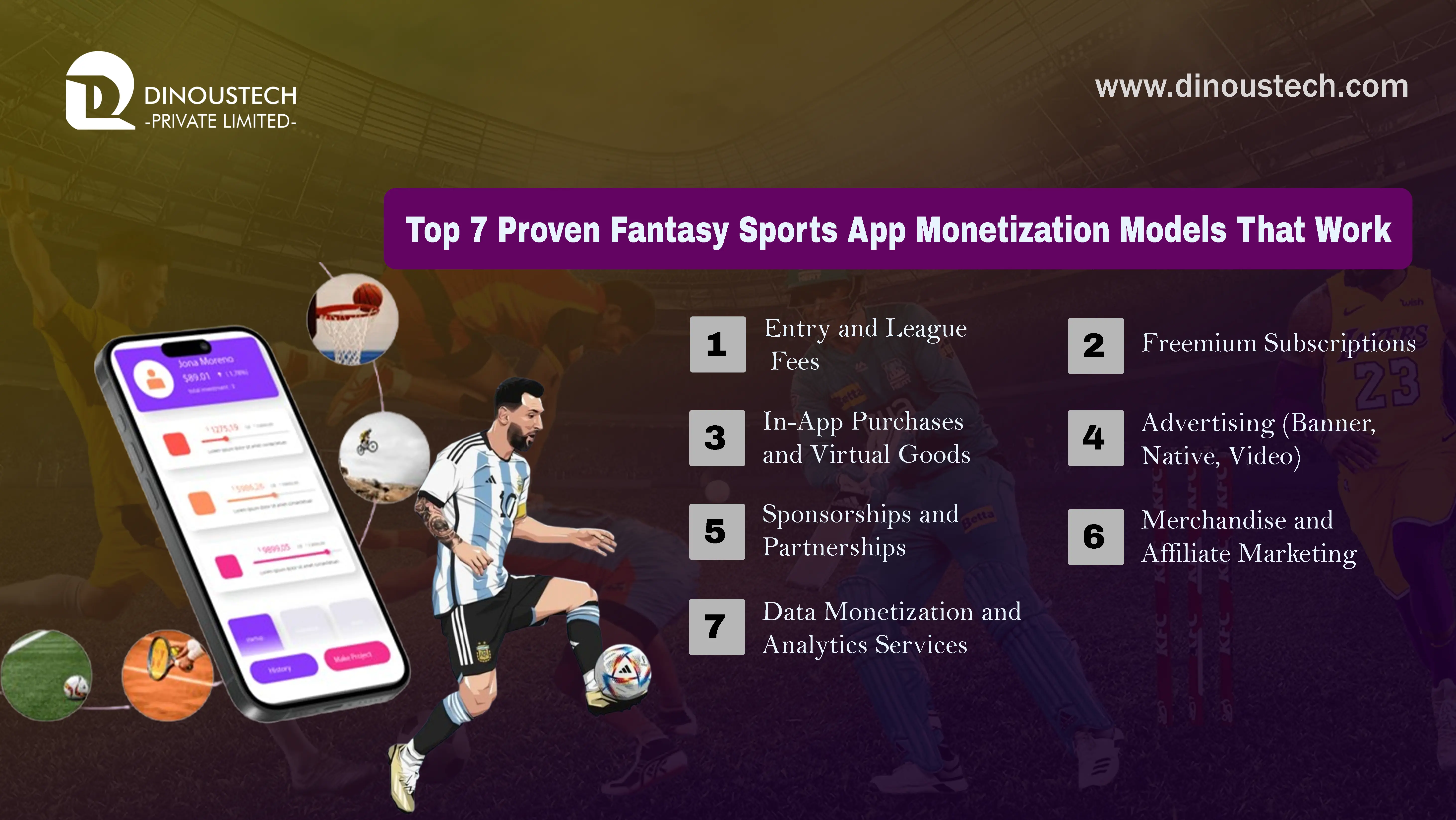 Top 7 Proven Fantasy Sports App Monetization Models That Work