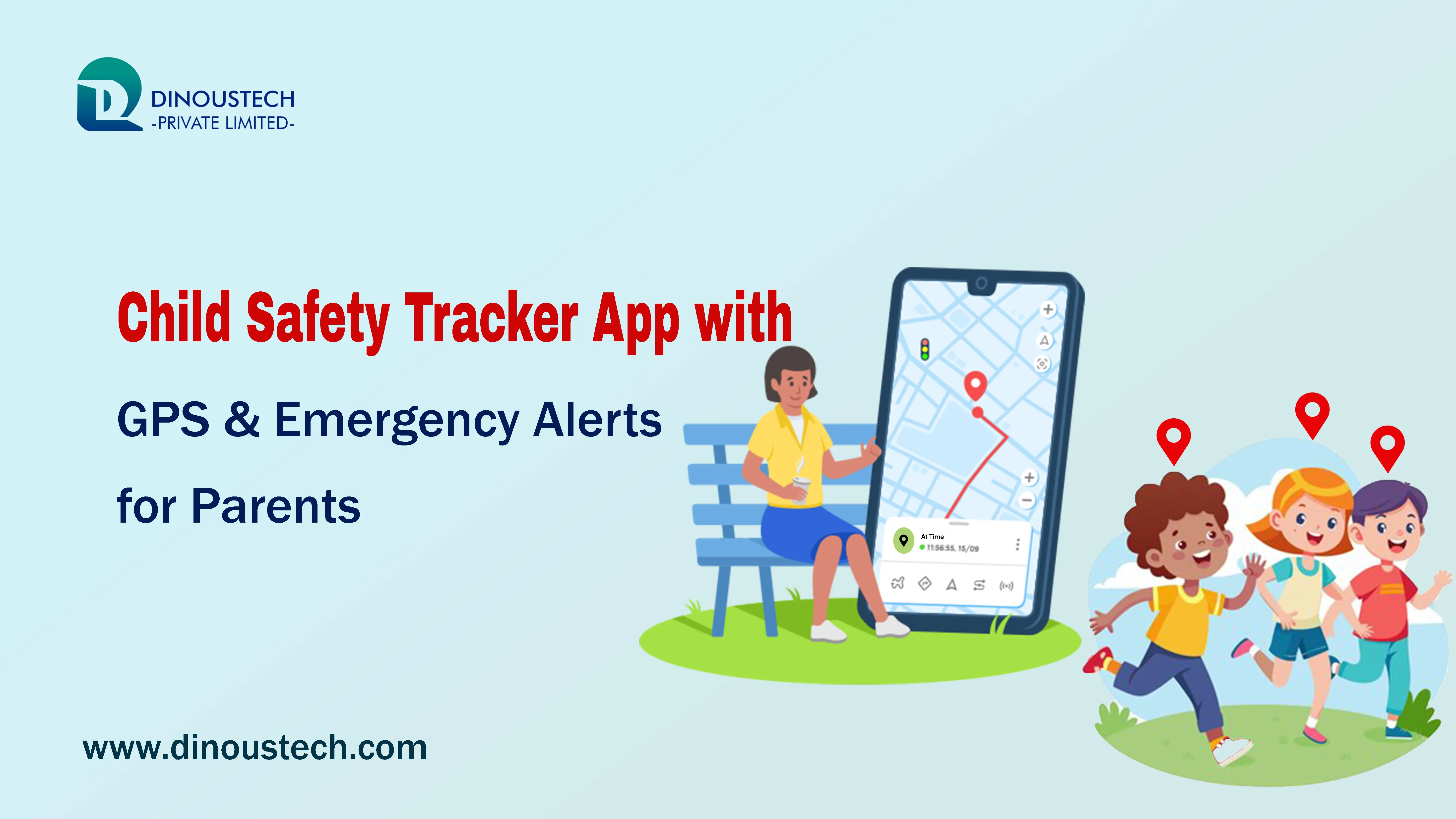 Child Safety Tracker App with GPS & Emergency Alerts for Parents