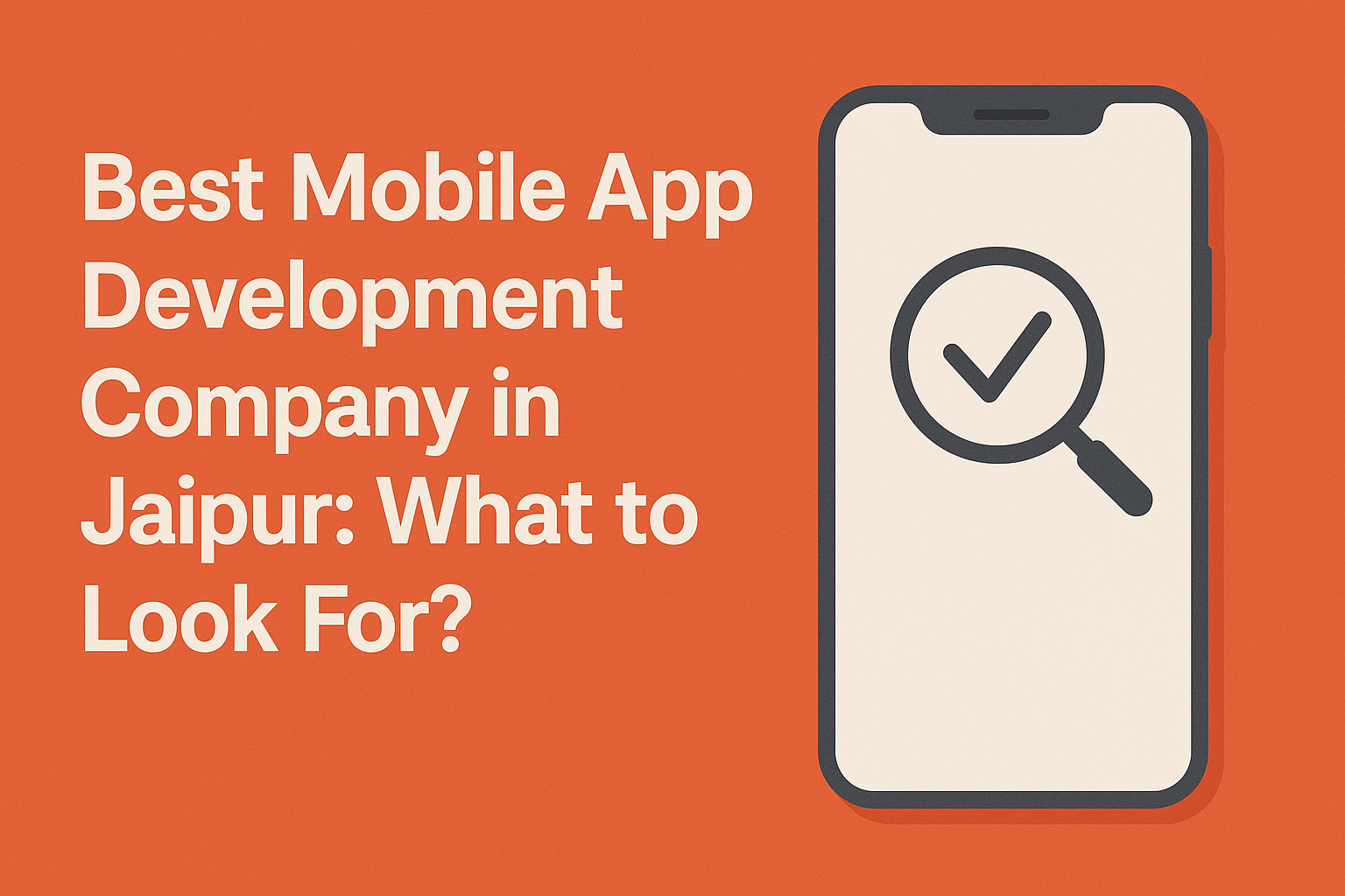 Mobile App Development Company in Jaipur: What to Look For?