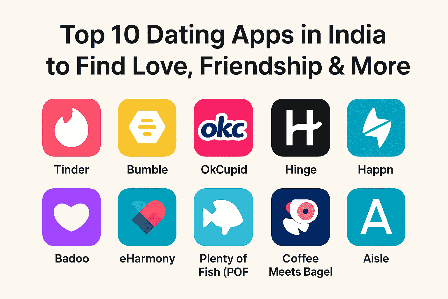 Top 10 Dating Apps in India to Find Love, Friendship & More