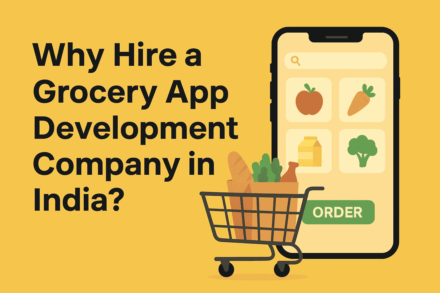 Why Hire a Grocery App Development Company in India?