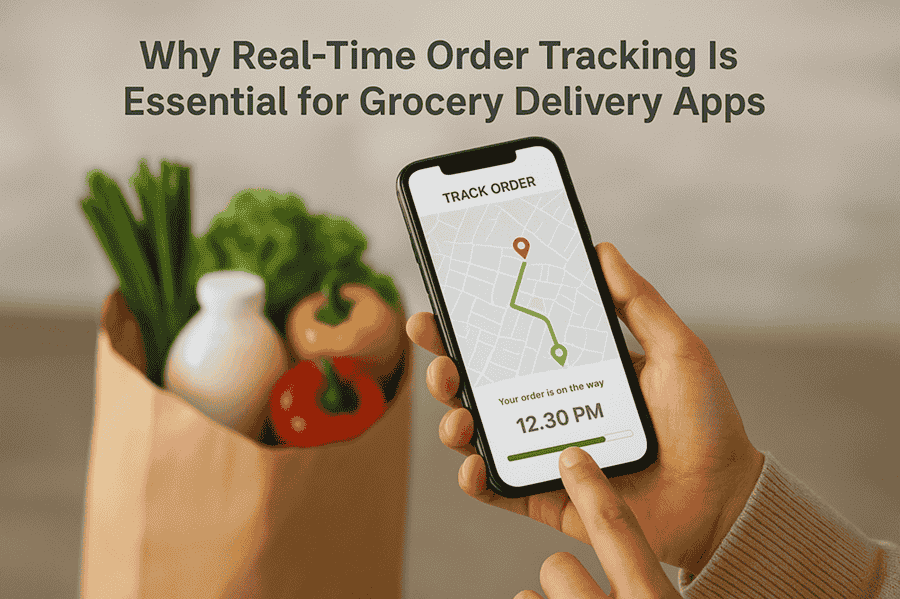 Why Real-Time Order Tracking Is Essential for Grocery Delivery Apps