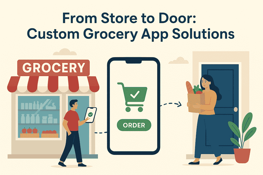 From Store to Door: Custom Grocery App Solutions