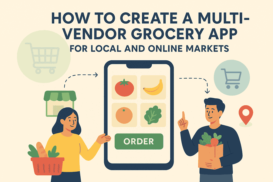 How to Create a Multi-Vendor Grocery App for Local and Online Markets