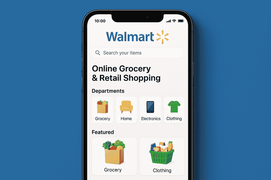 Create an App Like Walmart for Online Grocery and Retail Shopping