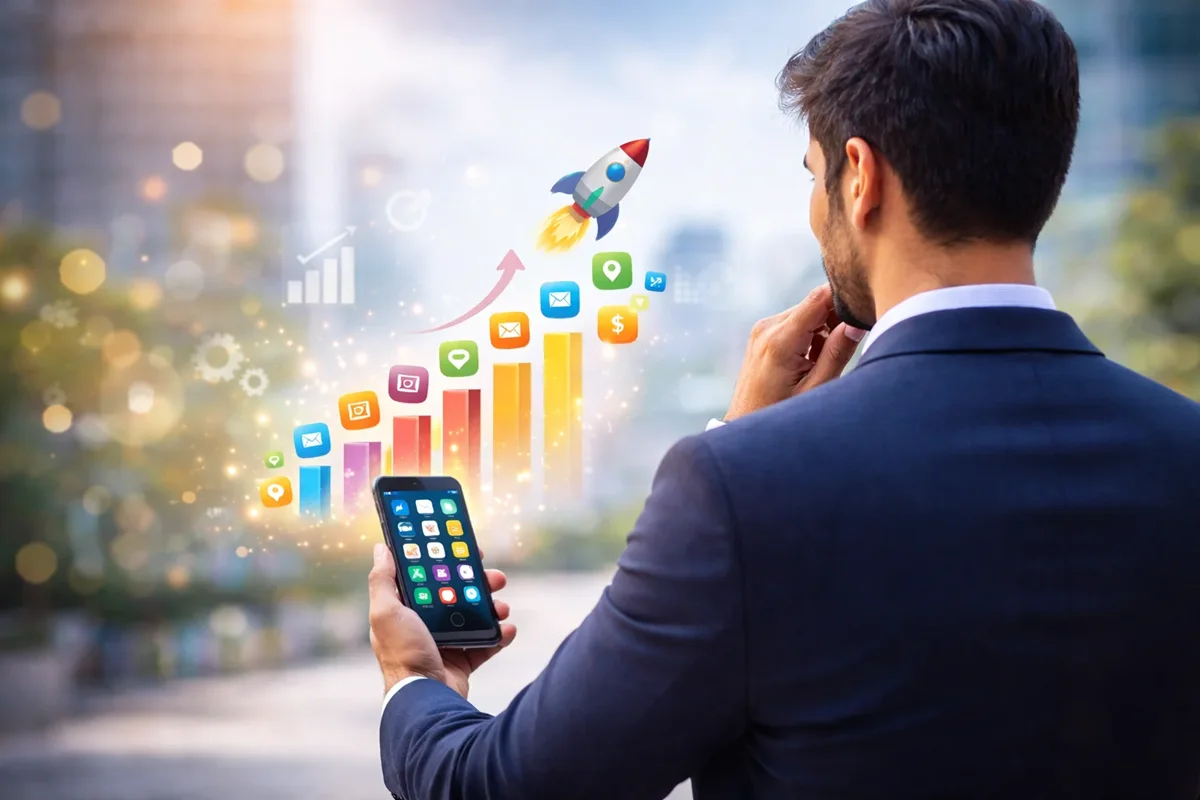 How a Mobile App Development Company in India Grows