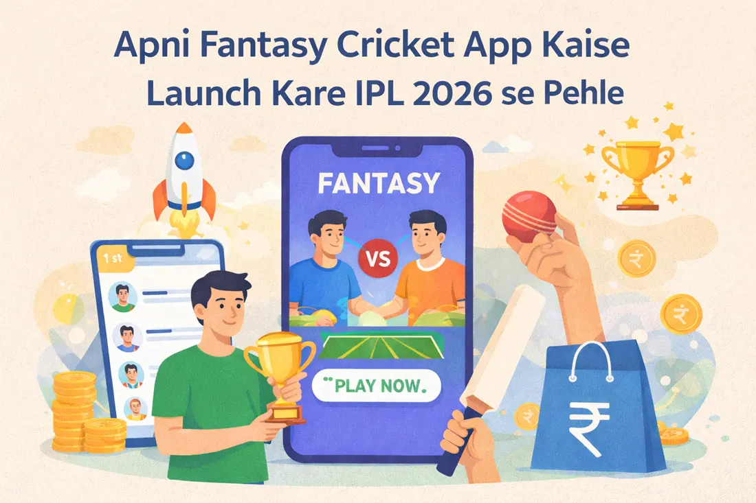 Apni Fantasy Cricket App Kaise Launch Kare IPL 2026 se Pehle