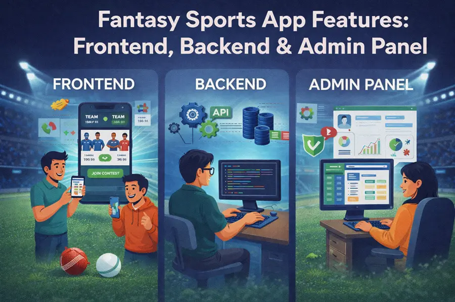 Fantasy Sports App Features: Frontend, Backend & Admin Panel