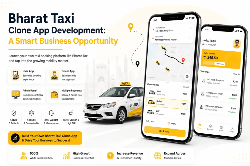 Bharat Taxi Clone App Development: A Smart Business Opportunity