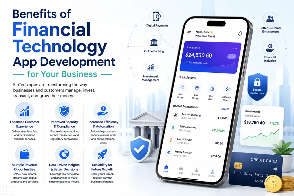Benefits of Financial Technology App Development for Your Business
